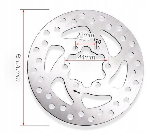 Tarcza hamulcowa 120 mm Techlife X6/L5, Vsett 9/9+, Zero 8X/9/Motus Pro 8.5 na Arena.pl