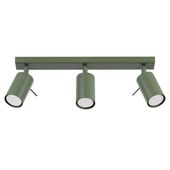 Plafon RING 3L zielony oliwkowy