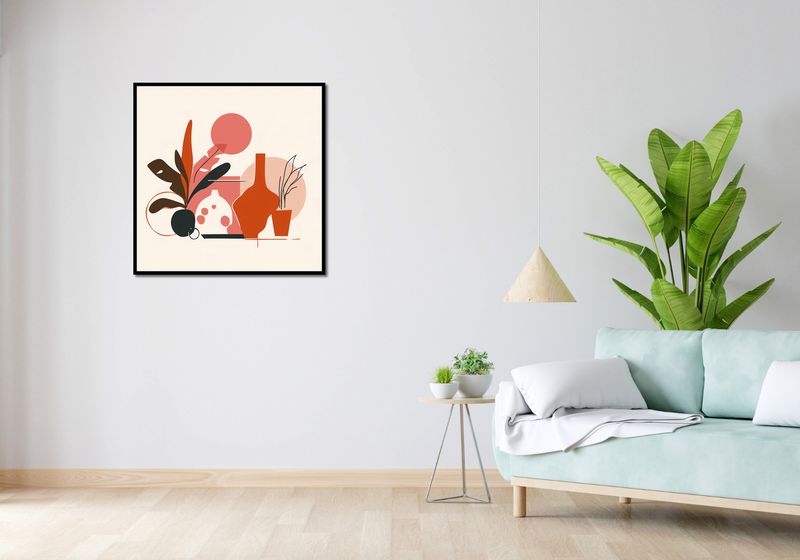 Plakat 80x80cm Ciepłe Gesty zdjęcie 4