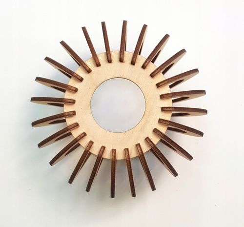 Klosz DREWNIANY do lamp na E27 LOFT KULA drewno na Arena.pl