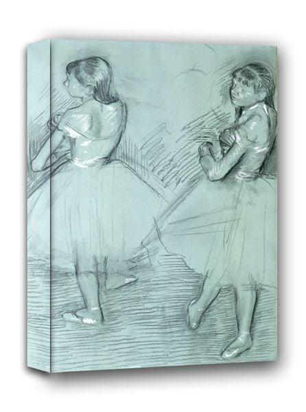 Two Dancers1879, Edgar Degas - obraz na płótnie 70x100 cm zdjęcie 1