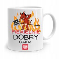 Kubek Prezent Dla Piekielnie Dobrego Grafika Z Nadrukiem Ze Zdjęciem