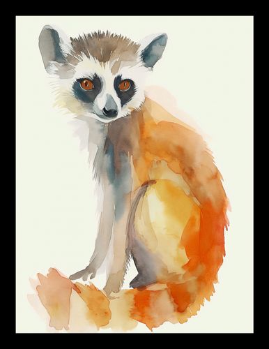 Plakat 15x20cm Lemurek na Arena.pl