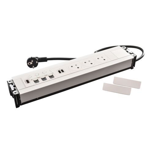 Gniazdo MULTILINK do ścianek działowych, wyposażone 3X2P+Z/USB A+C/3RJ/HDMI z przewodem 2m - BIAŁY Legrand 654861 na Arena.pl