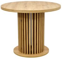 Duży okrągły stół 110 cm rozkładany do 210 cm LAMEL dąb artisan WYTRZYMAŁY