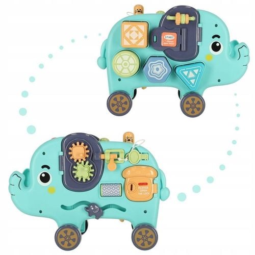 DUŻY SŁONIK UKŁADANKA EDUKACYJNA MONTESSORI WBIJAK ZABAWKA SENSORYCZNA SŁOŃ na Arena.pl