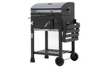 Grill ogrodowy węglowy ruszt żeliwny wózek Carbo - Angul II PREMIUM.