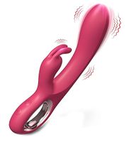 Wodoodporny wibrator USB z wypustką na łechtaczkę