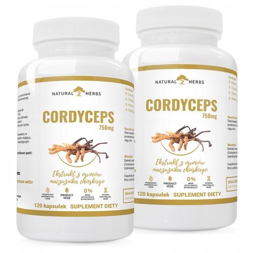 CORDYCEPS 750mg ODPORNOŚĆ MACZUŻNIK 120 kaps na Arena.pl