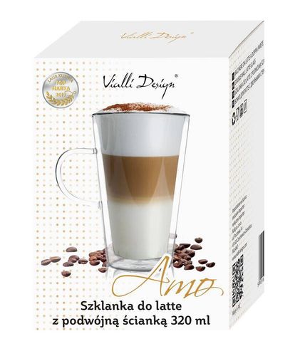 Szklanka do latte z podwójną ścianką Amo 320 ml 23024 na Arena.pl