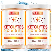 BeKeto ELEKTROLITY KETOLYTES w PROSZKU Słoneczna Pomarańcza 2x 200g Magnez