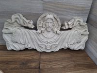 Płaskorzeźba drewniana Jezus Chrystus Zbawiciel prezent na komunie iHS 52cm