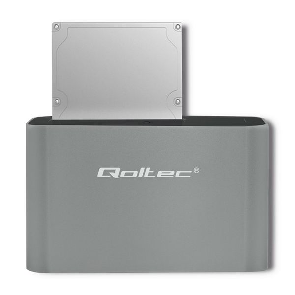 Qoltec Stacja dokująca dysków HDD/SDD | 2.5"/3.5" SATA | USB 3.0 zdjęcie 5