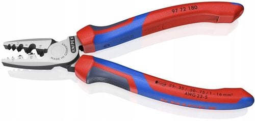 KNIPEX 97 72 180 szczypce do zaciskania tulejek 0,25-16 mm na Arena.pl