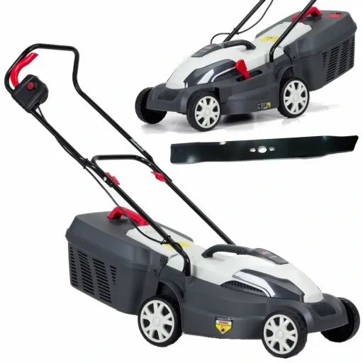 Kosiarka ELEKTRYCZNA NAC 1400 W 34 cm KOSZ 35 l Zabezpieczenie termiczne zdjęcie 1