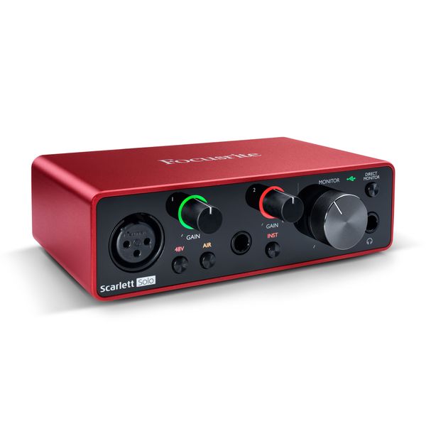 Interfejs audio Focusrite Scarlett Solo 3rd Gen USB XLR Jack 6,3 mm zdjęcie 4
