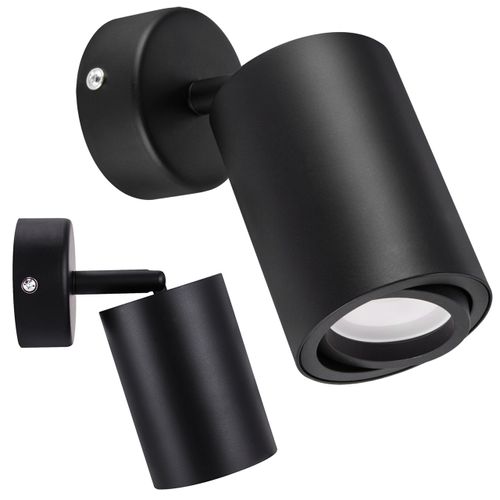 Lampa kinkiet oprawa ścienna BEMOL SPT regulowany spot 03534 GU10 czarny na Arena.pl