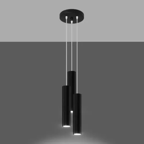 Lampa wisząca LAGOS 3P czarny na Arena.pl