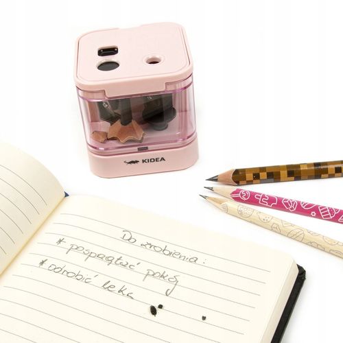 KIDEA RÓŻOWA TEMPERÓWKA ELEKTRYCZNA PODWÓJNA 2 GRUBOŚCI KREDEK 6-7/8-12 mm na Arena.pl