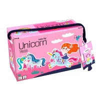 Puzzle 3w1. Moje pierwsze puzzle. Jednorożce