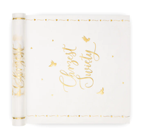 bieżnik na chrzest złoty obrus  5m