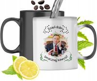 Kubek Magiczny Andrzej Duda Zmieniający Kolor Z Nadrukiem Ze Zdjęciem