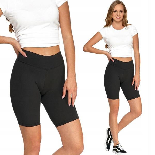 Moraj Mocno Kryjące Legginsy Kolarki z Wysokim Stanem Peach Touch zdjęcie 5