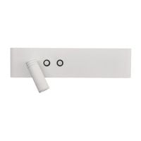 Kinkiet Resort lewy 10W + 3W LED 4000K Biały