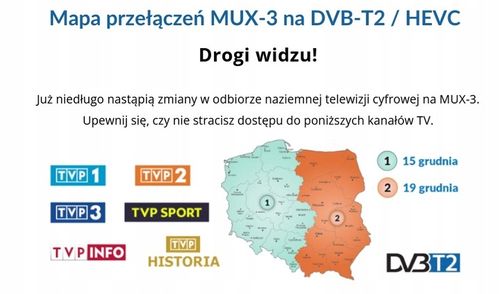 DEKODER TUNER TV NAZIEMNEJ HD DVB-T2 HEVC H.265 WYŚWIETLACZ + PILOT na Arena.pl