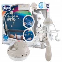 CHICCO FIRST DREAMS KARUZELA 3W1 NA ŁÓŻECZKO GRAJĄCA RAINBOW NEUTRAL BEŻOWA