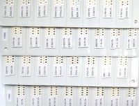 (1280szt) Zestaw Rezystorów SMD 0805 64 wartości od 0R do 10M