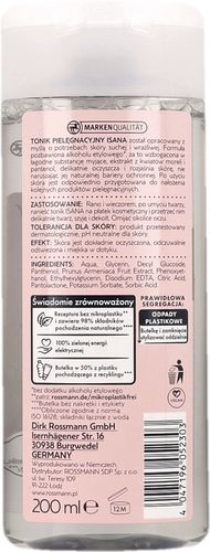 ISANA TONIK DO TWARZY PIELĘGNUJĄCY 200 ML na Arena.pl