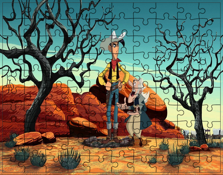 Puzzle Lucky Luke zdjęcie 1