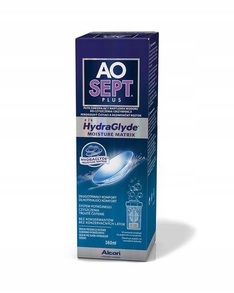 Płyn AOSEPT PLUS HYDRAGLYDE 360ml zdjęcie 2
