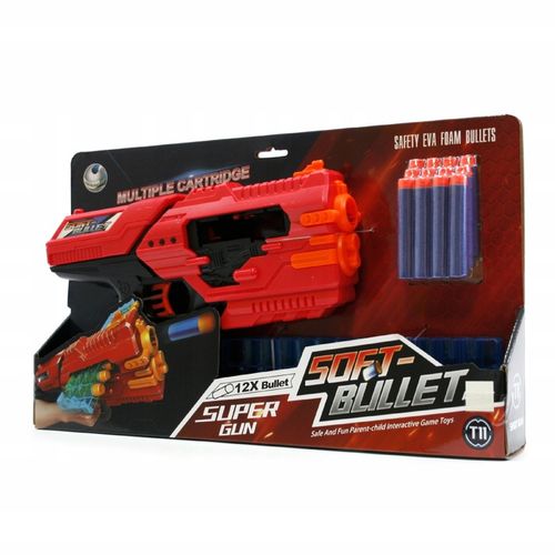 PISTOLET SOFT BULLET KARABIN + 12 STRZAŁEK DO NERF na Arena.pl