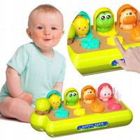 WYSKAKUJĄCE KOLOROWE ZWIERZĄTKA ZABAWKA EDUKACYJNA INTERAKTYWNA LAS WOOPIE