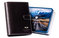 elegancki, duży portfel męski ze skóry naturalnej - peterson