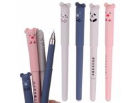 4x długopis wymazywalny ścieralny gumka zwierzątka