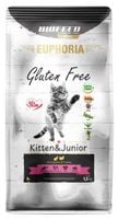 EUPHORIA Cat KITTEN & JUNIOR Indyk & Królik 1,5 kg