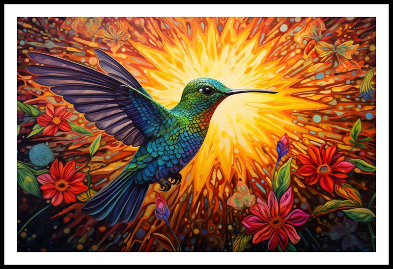 Plakat 86,4x56,8cm Koliber Barw zdjęcie 3