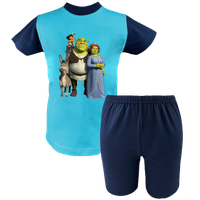 Krótka Piżama dziecięca Shrek