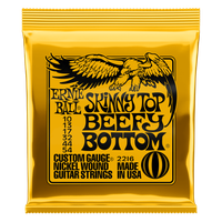 Struny do gitary elektrycznej Ernie Ball 2216 Beefy Bottom Slinky 10-54