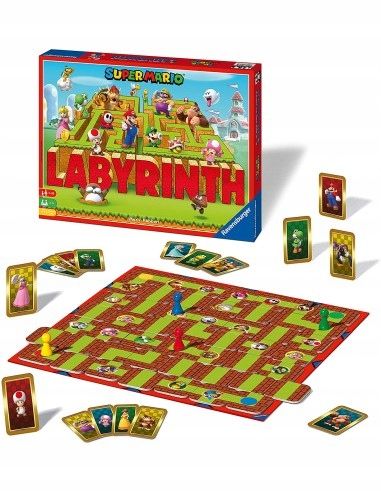 Gra Planszowa Labyrinth Super Mario Ravensburger Labirynt zdjęcie 5