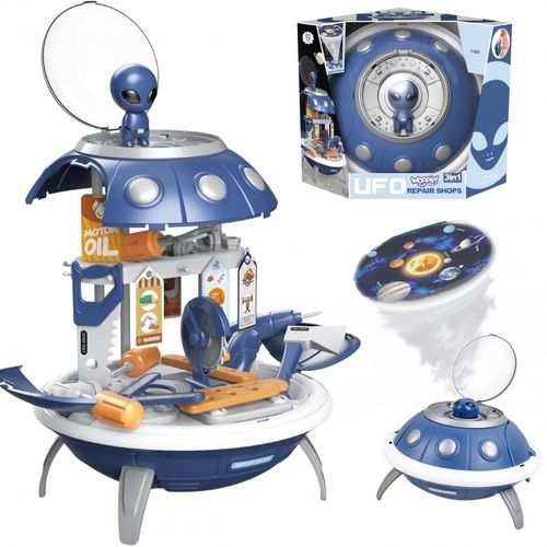 WOOPIE Warsztat 3w1 Plecak Projektor UFO 52 el. na Arena.pl