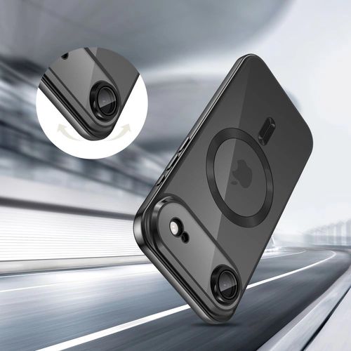 Etui Tech-Protect MagFlex MagSafe na iPhone 17 Air - przezroczysto-czarne na Arena.pl