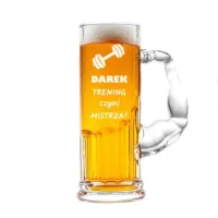 KUFEL SIŁACZA Z GRAWEREM prezent urodziny 18-99 dla faceta taty męża brata