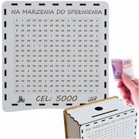 SKARBONKA WYKREŚLANA GRAWER PREZENT NA WALENTYNKI URODZINY DLA NIEGO XL