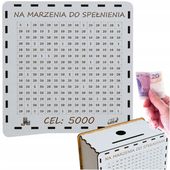 SKARBONKA WYKREŚLANA GRAWER PREZENT NA WALENTYNKI URODZINY DLA NIEGO XL