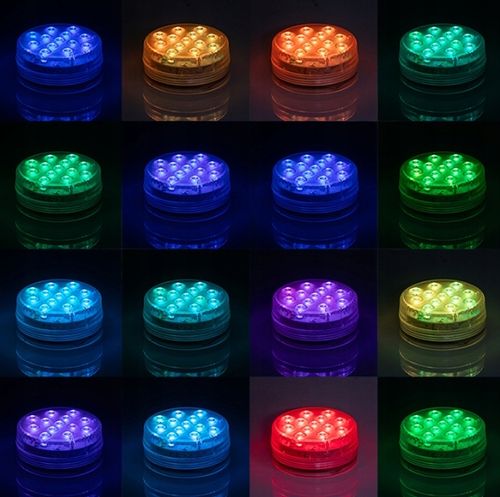 4x OŚWIETLENIE BASENU PODWODNE BASENOWE LAMPKA LED RGB Z PILOT na Arena.pl