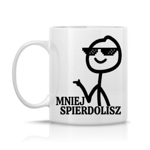 KUBEK PREZENT URODZINY DO PRACY ZABAWNE ŚMIESZNE DO KAWY BEZ CENZURY 330ml na Arena.pl